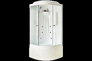 Душевая кабина Royal Bath RB90BK2-M 90x90 профиль белый/стекло матовое купить в интернет-магазине Sanbest