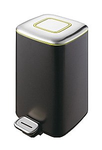 Педальное мусорное ведро WeltWasser  MILA BL 9L Черный купить в интернет-магазине сантехники Sanbest