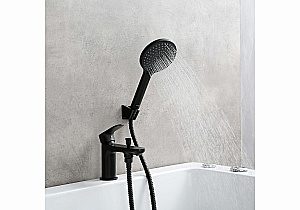 Смеситель для ванны Aquatek Альфа AQ1944MB черный матовый купить в интернет-магазине сантехники Sanbest