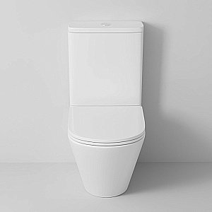 Унитаз-компакт Grossman Tornado GR-4449SQ безободковый, с бачком, с крышкой микролифт, слив-торнадо, белый глянцевый купить в интернет-магазине Sanbest