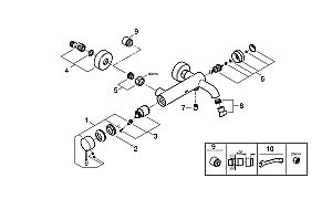 Смеситель для ванны Grohe Essence New 33624GL1 холодный рассвет глянец купить в интернет-магазине сантехники Sanbest