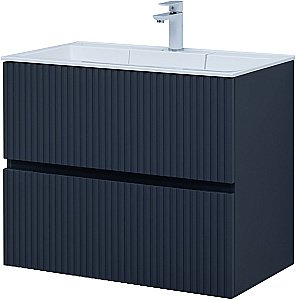 Тумба с раковиной Aquanet Джейн 80 маренго для ванной в интернет-магазине Sanbest