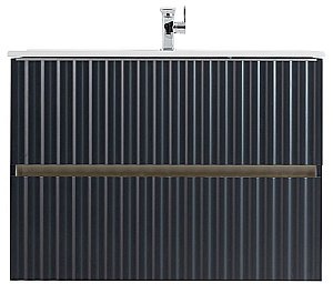 Тумба с раковиной Art&Max ELEGANT 100 серая матовая для ванной в интернет-магазине Sanbest