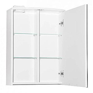 Зеркальный шкаф с подсветкой Style Line ЖАСМИН ЛС-000010038 50 белый купить в интернет-магазине сантехники Sanbest