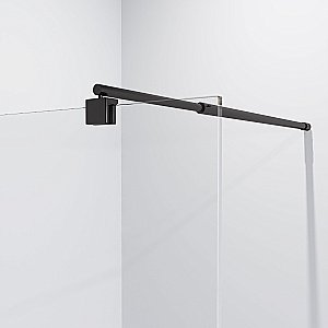 Душевое ограждение Niagara "Nova" NG-683-90BLACK, алюминий, закаленное стекло, 90x195 см купить в интернет-магазине Sanbest