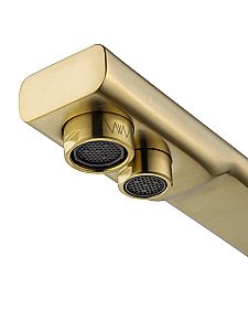 Смеситель для кухни c подключением фильтра WONZON & WOGHAND, Брашированное золото (WW-88458004-BG) купить в интернет-магазине сантехники Sanbest