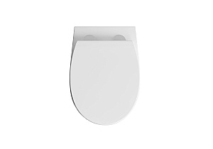 Унитаз подвесной Aquatek СИРИУС AQ1582T-00 белый, безободковый, с крышкой микролифт, слив-торнадо купить в интернет-магазине Sanbest