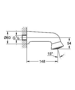 Верхний душ Grohe Relexa Plus 28948 000 купить в интернет-магазине сантехники Sanbest