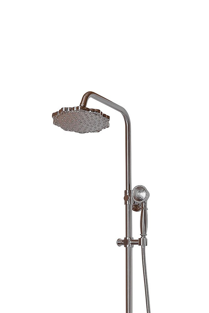 Душевая система Milacio Almeria MC.100.1SL серебро купить в интернет-магазине сантехники Sanbest