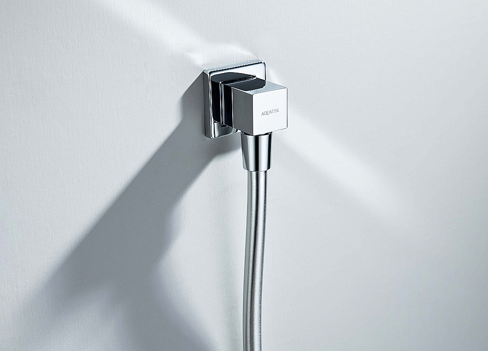 Подключение для шланга Aquatek AQ2458CR хром купить в интернет-магазине сантехники Sanbest