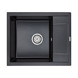Мойка кухонная Paulmark Optimum PM216050-BLM черный купить в интернет-магазине сантехники Sanbest