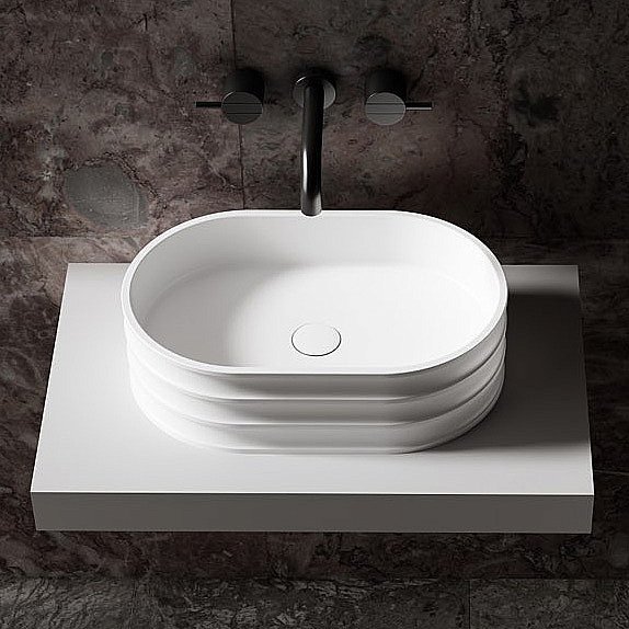 Раковина Abber Stein AS2650 белая матовая купить в интернет-магазине Sanbest