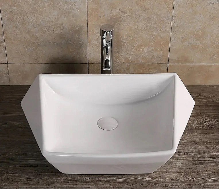 Раковина накладная CeruttiSpa 60 CR7065 белая купить в интернет-магазине Sanbest