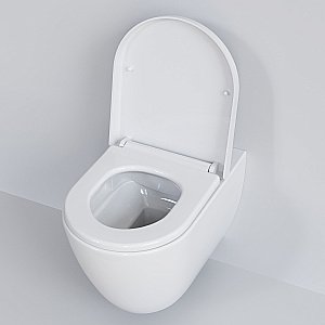 Унитаз подвесной Ambassador Queen 113T20001R безободковый, белый купить в интернет-магазине Sanbest