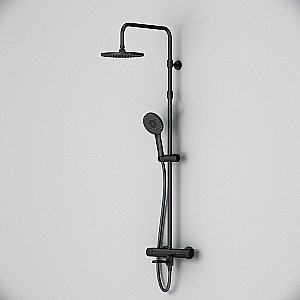 Душевая система AM.PM X-Joy F0785A522 черная купить в интернет-магазине сантехники Sanbest