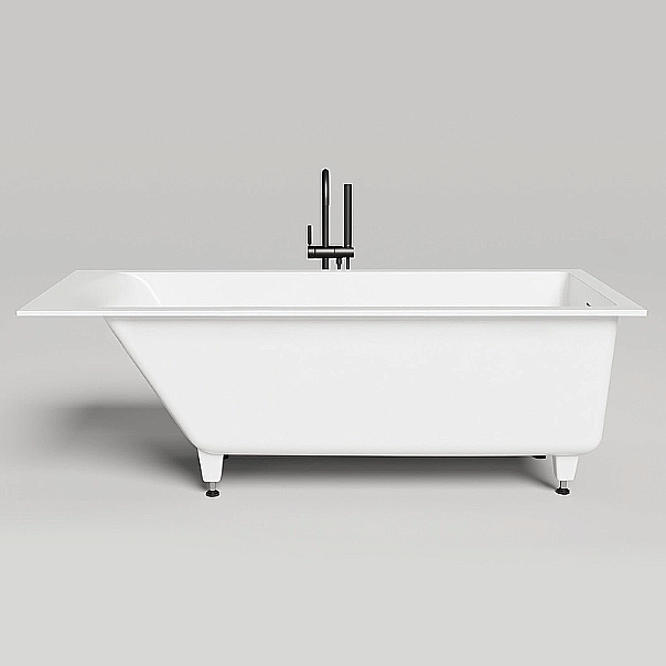 Ванна Salini Cascata Kit S-Sense 170x75 104313M белая матовая купить в интернет-магазине Sanbest