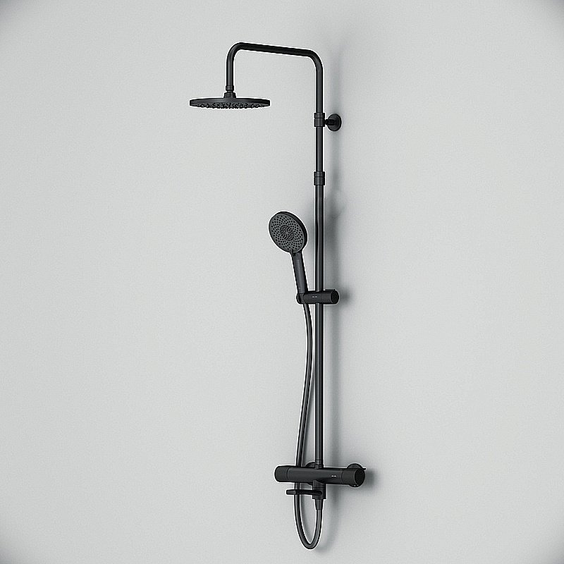 Душевая система AM.PM X-Joy F0785A522 черная купить в интернет-магазине сантехники Sanbest