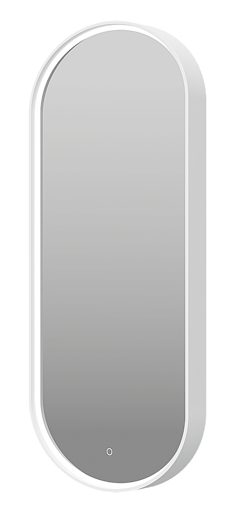Зеркало Brevita Сатурн SAT-Dro1-050-white 50x115 белое в ванную от интернет-магазине сантехники Sanbest