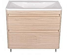 Тумба под раковину напольная Style Line Атлантика 100 ясень перламутр купить в интернет-магазине сантехники Sanbest