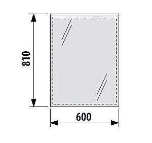 Зеркало Jika Clear 4.5572.1 60x81 в ванную от интернет-магазине сантехники Sanbest
