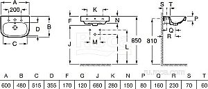 Раковина Roca Debba 60 32799400Y белая купить в интернет-магазине Sanbest