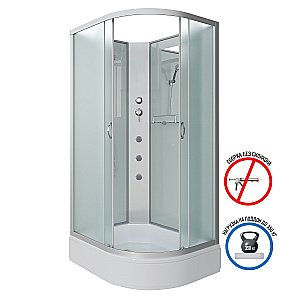 Душевая кабина Niagara Classic NG-33084-14BKG 100х80 с гидромассажем купить в интернет-магазине Sanbest