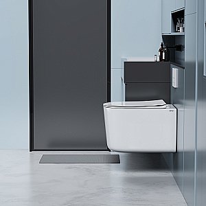 Унитаз подвесной Abber Ultra AC1302 белый, безободковый, с крышкой микролифт купить в интернет-магазине Sanbest