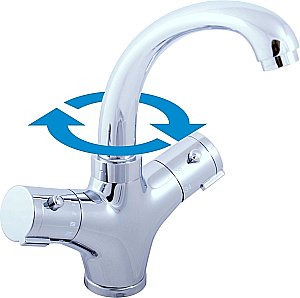 Смеситель термостатический для раковины RAV-SLEZAK DUNAJ TERMOSTAT TRM26.5  купить в интернет-магазине сантехники Sanbest