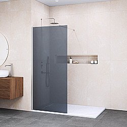 Душевое ограждение RGW Walk In WA-002 90 35100209-31 стекло тонированное/профиль хром купить в интернет-магазине Sanbest