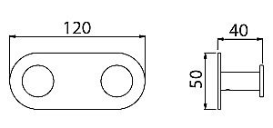 Крючок Timo Saona 13014/18 черное золото купить в интернет-магазине сантехники Sanbest