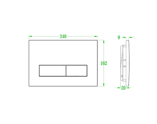 Инсталляция для унитаза Azario AZ-8010-1000 купить в интернет-магазине сантехники Sanbest