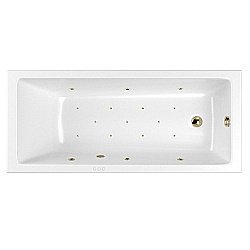 Ванна с гидромассажем WhiteCross WAVE SLIM RELAX 180x80 белая/бронза купить в интернет-магазине Sanbest
