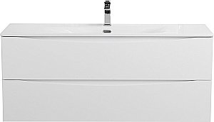 Тумба с раковиной BelBagno MARINO-CER-N-1200-2C-SO-BL-P Bianco Lucido для ванной в интернет-магазине Sanbest