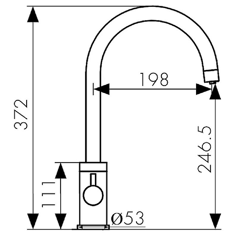 Смеситель для кухни Kaiser Merkur 26744-11 купить в интернет-магазине сантехники Sanbest