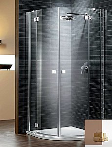 Душевой уголок Radaway Almatea PDD/E 90х80 30532-01-08N стекло коричневое/профиль хром купить в интернет-магазине Sanbest