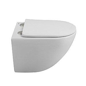 Унитаз подвесной BelBagno AMANDA безободковый, с крышкой микролифт купить в интернет-магазине Sanbest