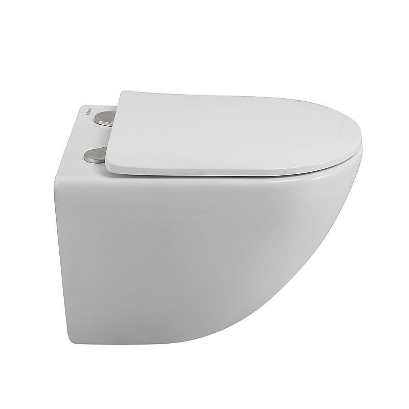 Унитаз подвесной BelBagno AMANDA безободковый, с крышкой микролифт купить в интернет-магазине Sanbest