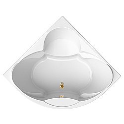 Ванна акриловая Радомир Филадельфия 168х168 комплект золото купить в интернет-магазине Sanbest