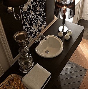 Раковина Kerasan Retro 50 103101bi*0 белая купить в интернет-магазине Sanbest