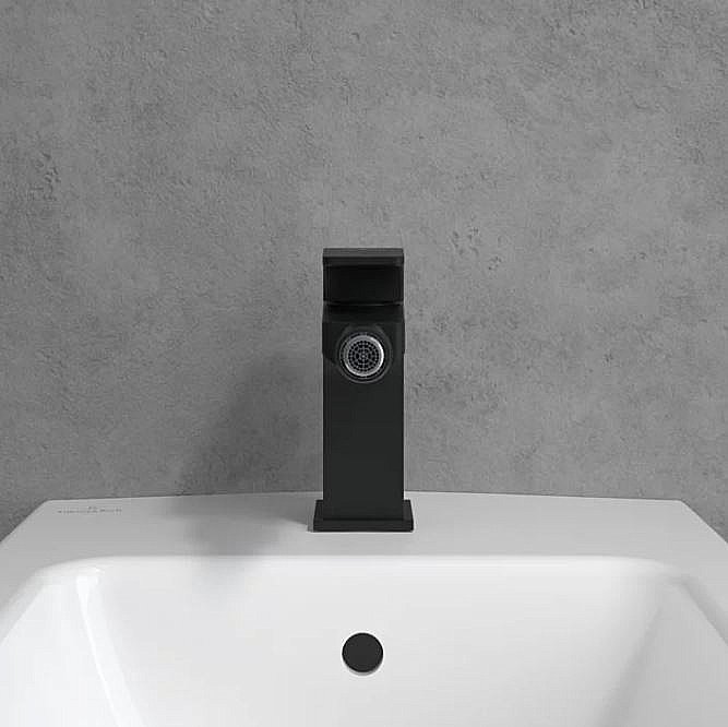 Смеситель для биде Villeroy&Boch Architectura Square TVB125001000K5 черный купить в интернет-магазине сантехники Sanbest