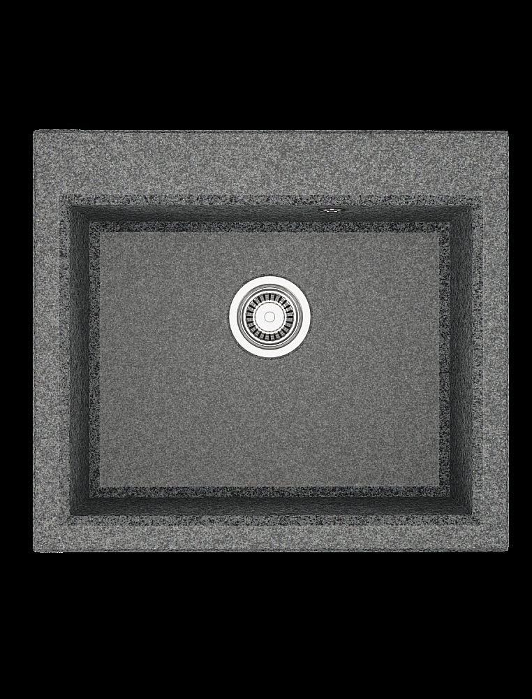Мойка кухонная Акватон Линеа 58 серый купить в интернет-магазине сантехники Sanbest