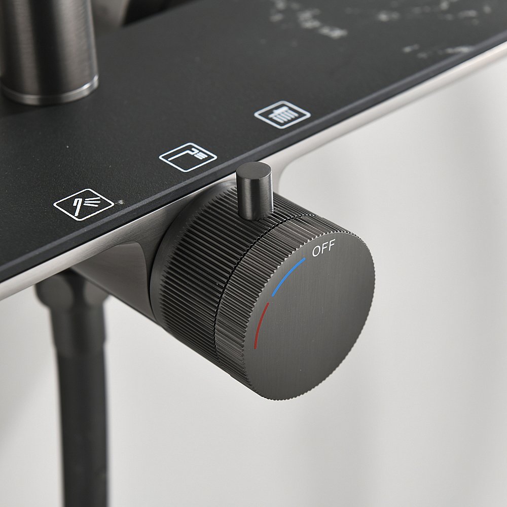 Душевая система Black&white Gravity GL-9104-C хром купить в интернет-магазине сантехники Sanbest