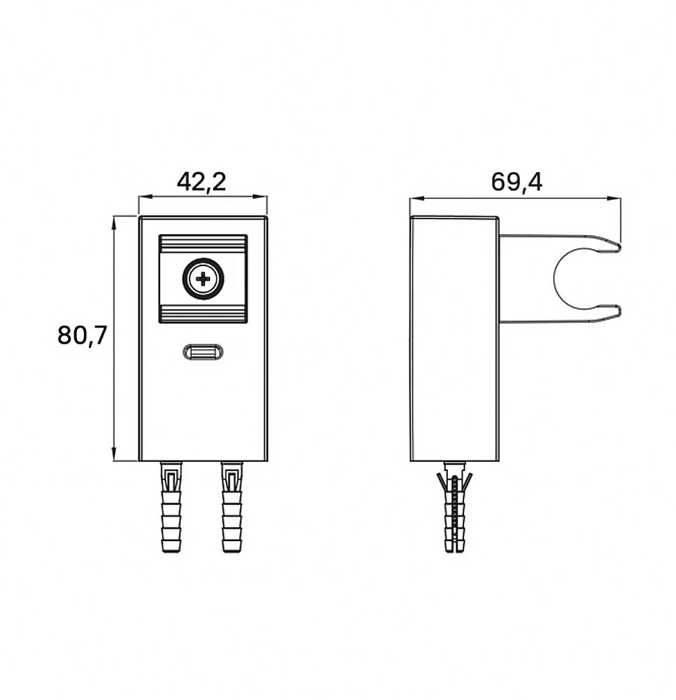 Держатель ручного душа Iddis Slide SLICL00i53 хром купить в интернет-магазине сантехники Sanbest