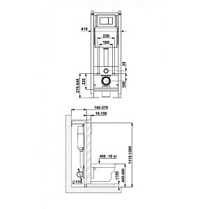 Унитаз подвесной Berges GAMMA 42431 купить в интернет-магазине Sanbest