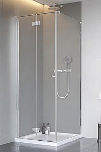 Душевой уголок Radaway NES KDJ-B 80х90 стекло прозрачное/профиль хром купить в интернет-магазине Sanbest
