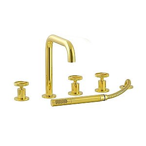 Смеситель для ванны Migliore Reversa 28204 золото купить в интернет-магазине сантехники Sanbest
