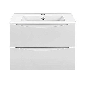 Тумба с раковиной Vincea Mia Slim 700 G.White для ванной в интернет-магазине Sanbest