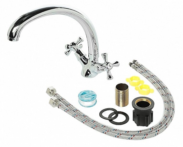 Смеситель для кухни Orange Classic Pro M72-002cr купить в интернет-магазине сантехники Sanbest