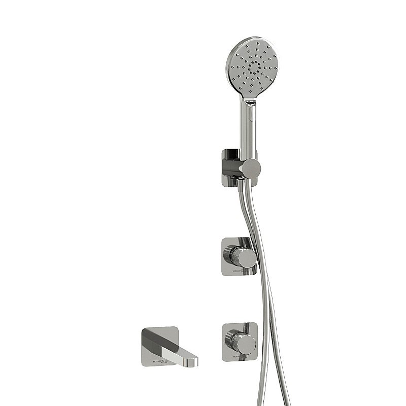 Смеситель для ванны WasserKRAFT Mosel SET2857 хром купить в интернет-магазине сантехники Sanbest