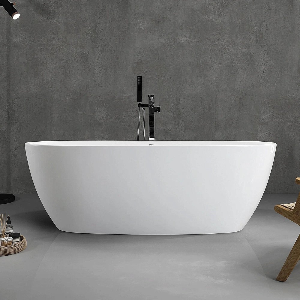 Акриловая ванна ABBER AB9265-1.7 170x80 белая купить в интернет-магазине Sanbest